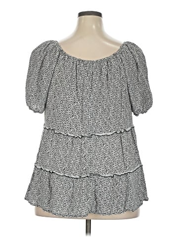 C established 1946 Short Sleeve Blouse (view 2)