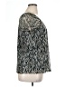 Rafaella 100% Polyester Silver Short Sleeve Blouse Size XL - photo 4