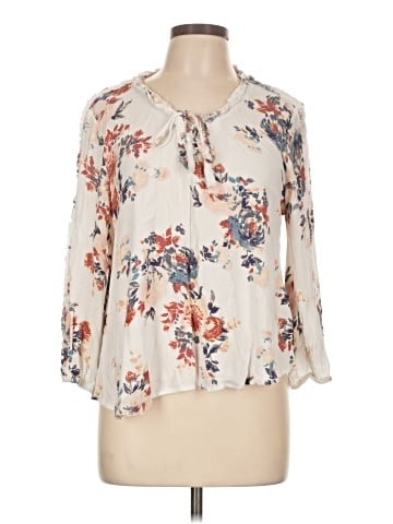 American Rag Cie 3/4 Sleeve Blouse (view 1)