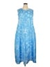 Unbranded 100% Polyester Blue Casual Dress Size XXL - photo 1