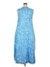 Unbranded 100% Polyester Blue Casual Dress Size XXL - photo 2