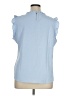Allegra K 100% Polyester Blue Sleeveless Blouse Size XL - photo 2