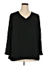 Westport 100% Polyester Black 3/4 Sleeve Blouse Size 2X - photo 1