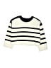 Zara Stripes Ivory Pullover Sweater Size 8 - 9 - photo 1