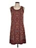 Max Studio Paisley Burgundy Casual Dress Size L - photo 1