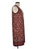 Max Studio Paisley Burgundy Casual Dress Size L - photo 4
