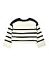 Zara Stripes Ivory Pullover Sweater Size 8 - 9 - photo 2