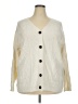 Lane Bryant 100% Polyester Ivory Cardigan Size 18 - 20 Plus - photo 1