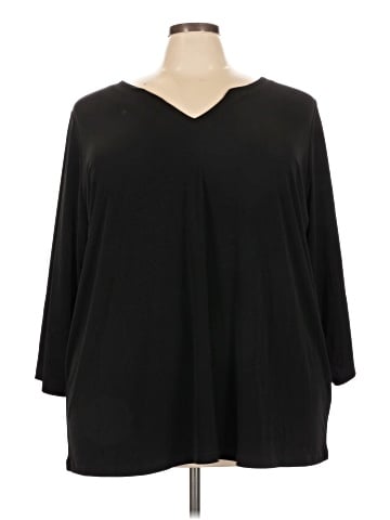 Susan Graver 3/4 Sleeve Top (view 1)