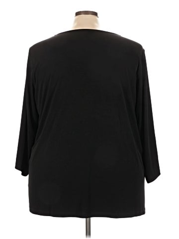 Susan Graver 3/4 Sleeve Top (view 2)