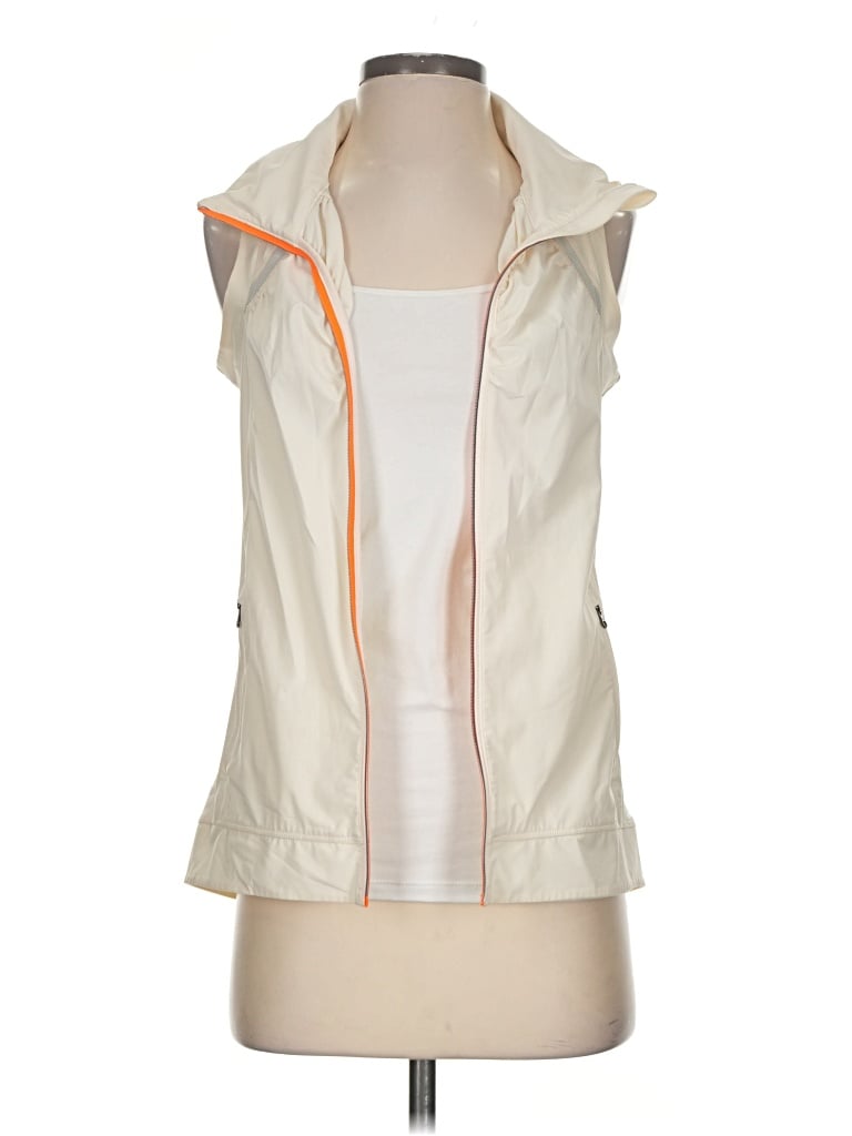 Pre-owned Lululemon Athletica Cardigan Sweater In Ivory