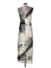 DKNY Graphic Gray Casual Dress Size 12 - photo 2