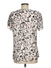 Unbranded 100% Polyester Animal Print Ivory Short Sleeve Blouse Size M - photo 2
