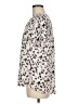 Unbranded 100% Polyester Animal Print Ivory Short Sleeve Blouse Size M - photo 5