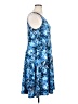 Notations Print Blue Casual Dress Size 1X - photo 4
