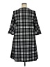 Espresso Plaid Black Casual Dress Size 2X - photo 2