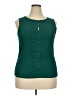 Nine West Teal Sleeveless Blouse Size XXL - photo 1