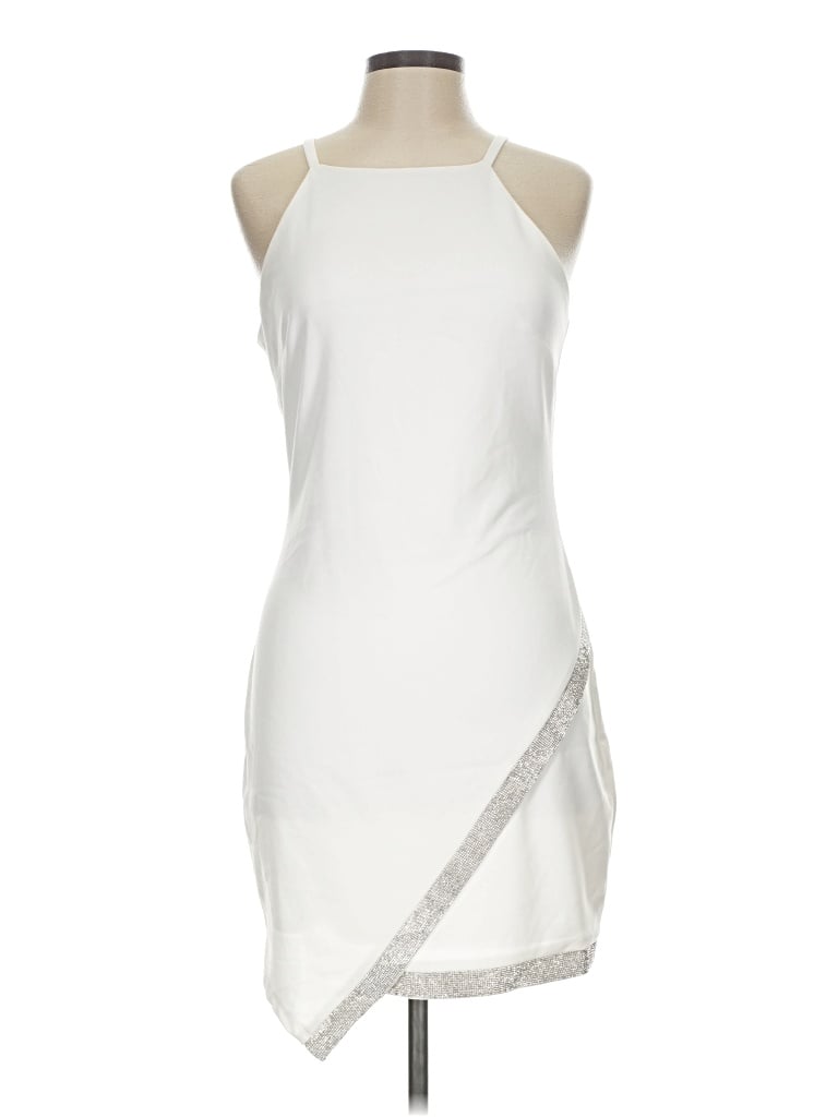 Pre-owned Bcx Cocktail Dress In White