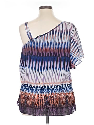 a.n.a. A New Approach Short Sleeve Blouse (view 2)