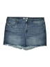 Seven7 Blue Denim Shorts Size 24 - photo 1