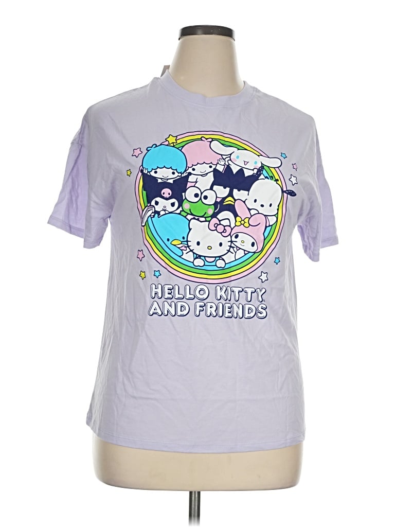 Hello Kitty Short Sleeve T-shirt In Purple