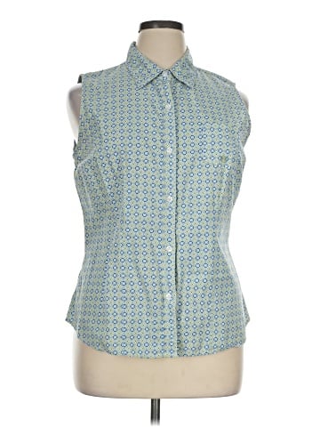 Roper Sleeveless Button-Down Shirt (view 1)