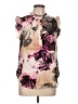 DKNY 100% Polyester Floral Pink Sleeveless Blouse Size L - photo 1