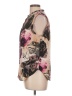 DKNY 100% Polyester Floral Pink Sleeveless Blouse Size L - photo 5