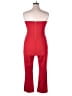 Express Solid Red Jumpsuit Size 14 - photo 2
