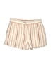 Paige Stripes Ivory Shorts Size M - photo 1
