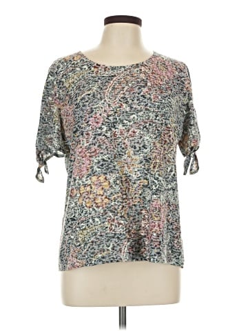 Christopher & Banks 3/4 Sleeve T-Shirt (view 1)