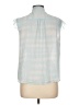 Calvin Klein Blue Sleeveless Blouse Size L - photo 2