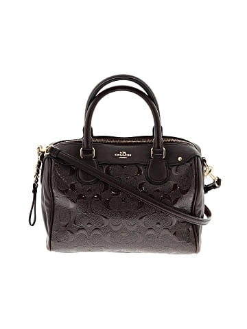 Coach Factory Leather Satchel (view 1)