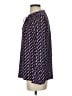 MICHAEL Michael Kors Blue Purple Long Sleeve Blouse Size S - photo 5