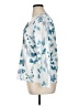 Unbranded 100% Polyester Blue 3/4 Sleeve Blouse Size XL - photo 5