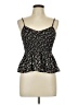 Assorted Brands 100% Polyester Black Sleeveless Top Size L - photo 1