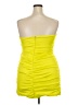 Meshki Solid Yellow Cocktail Dress Size 3XL - photo 2