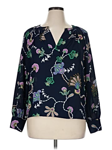 Ann Taylor LOFT Long Sleeve Blouse (view 1)