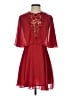BCBGMAXAZRIA 100% Polyester Red Cocktail Dress Size 0 - photo 1