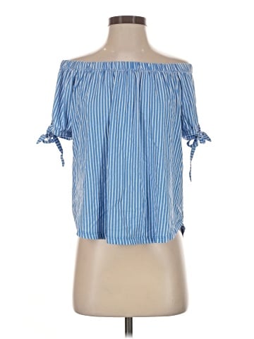 H&M L.O.G.G. Short Sleeve Blouse (view 1)
