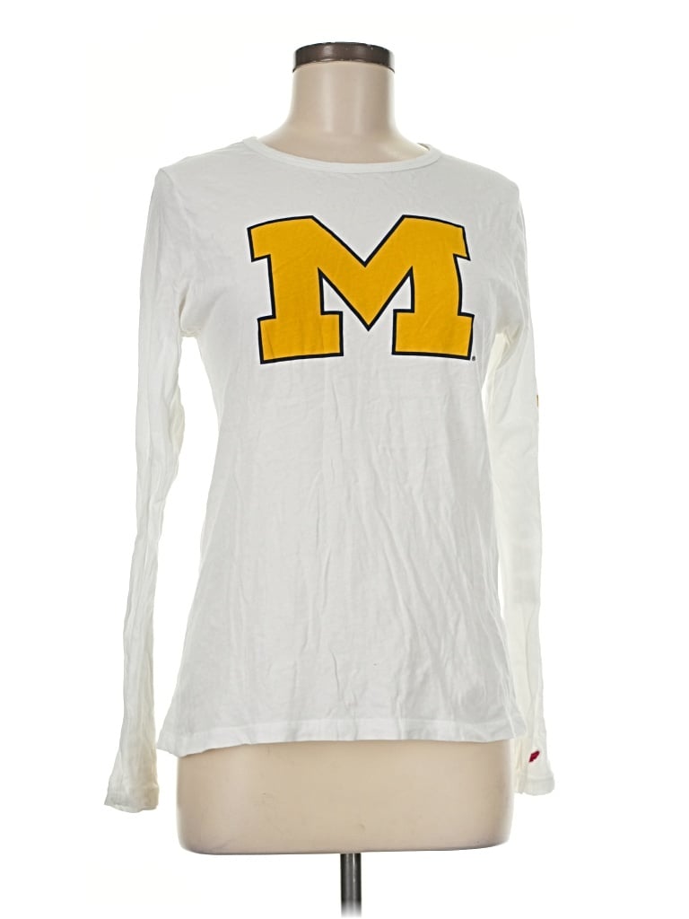 Pre-owned League Long Sleeve T-shirt In White