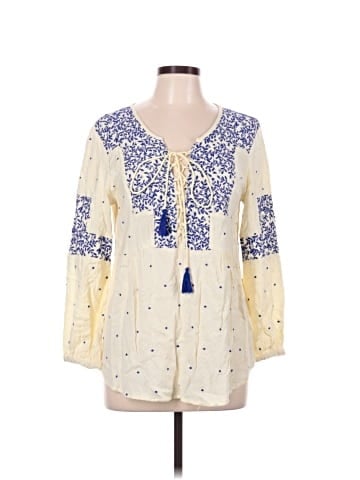 Vanessa Virginia 3/4 Sleeve Blouse (view 1)