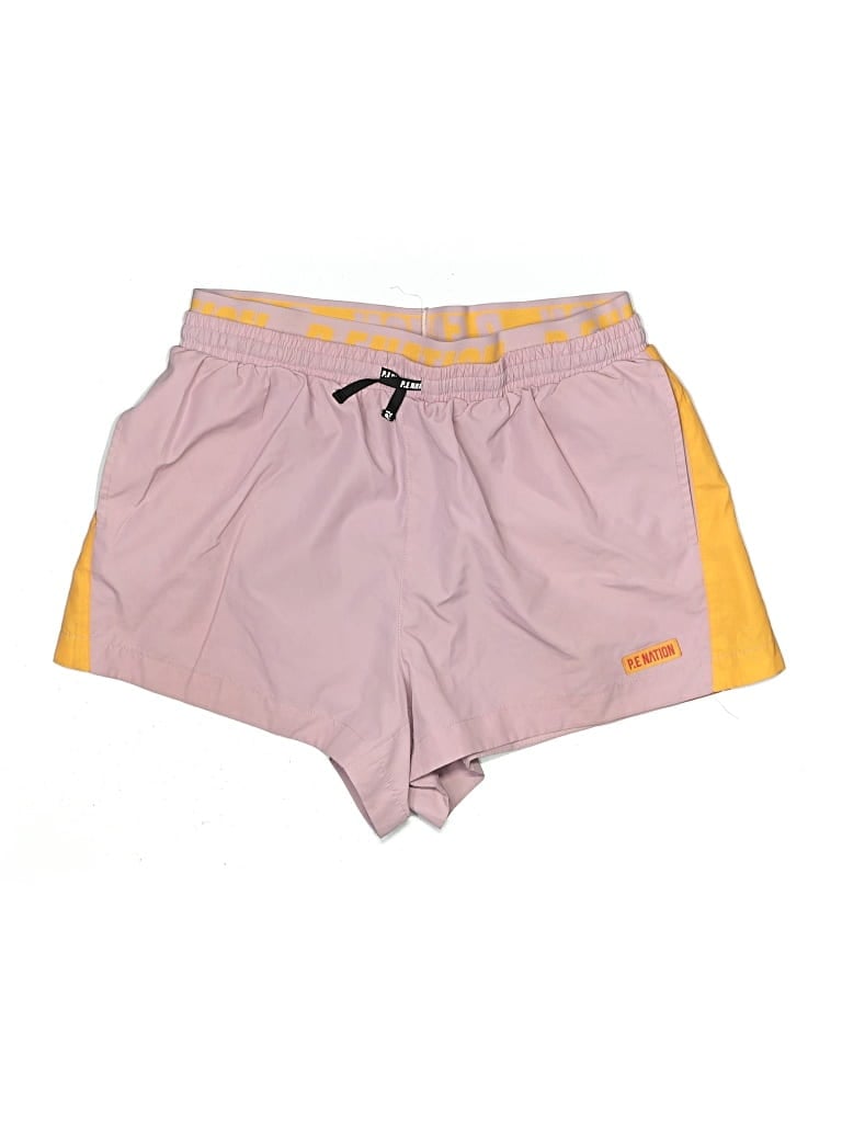 Pre-owned P.e Nation Athletic Shorts In Pink