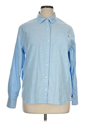 Crown & Ivy Long Sleeve Button-Down Shirt (view 1)
