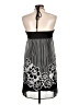 Connected Apparel 100% Polyester Graphic Black Cocktail Dress Size 10 - photo 2