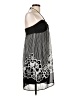 Connected Apparel 100% Polyester Graphic Black Cocktail Dress Size 10 - photo 4