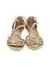 Stuart Weitzman Gold Wedges Size 8 - photo 2