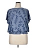 Apt. 9 100% Polyester Blue Short Sleeve T-Shirt Size XL - photo 1