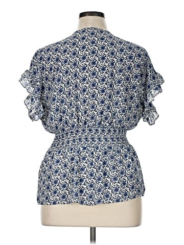Max Studio Short Sleeve Blouse (view 2)