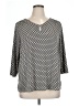 Tahari Gray 3/4 Sleeve Blouse Size 1X - photo 1